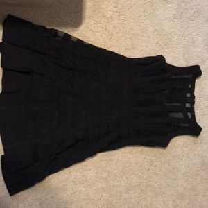 Black cocktail dress